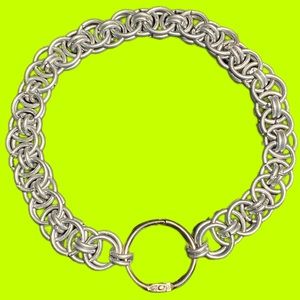 Steel chainmail choker ⛓